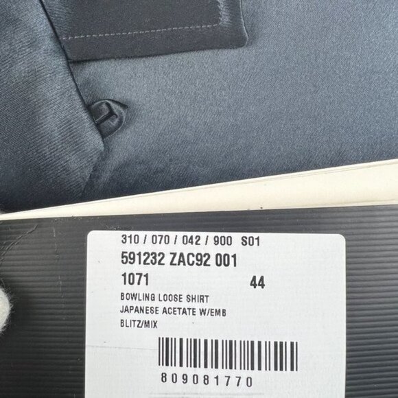 NWT Gucci 'Gucci Band' bowling shirt Size 44 - Picture 13 of 15